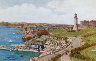 Plymouth, depuis la Citadelle - Alfred Robert Quinton